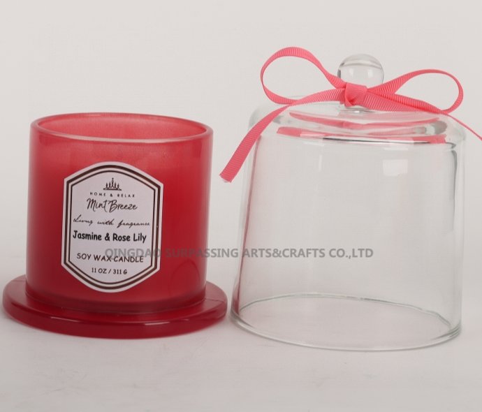 2024001 scented glass jar candle holder